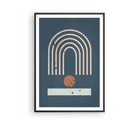Affiche Poster 70x100cm Tableaux Image L'Abstraction Stade Moderne Wall Art