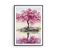 Affiche Poster 70x100cm Tableaux Image Photo arbre abstraction Wall Art