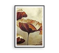 Affiche Poster 70x100cm Tableaux Image Photo coquelicot fleur prairie Wall Art