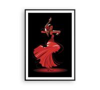 Affiche Poster 70x100cm Tableaux Image Photo danse danseuse Wall Art Decoration