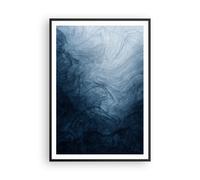 Affiche Poster 70x100cm Tableaux Image Photo Eau Bleu Peinture Wall Art