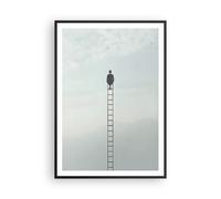 Affiche Poster 70x100cm Tableaux Image Photo Échelle Ciel Symbole Wall Art
