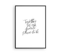 Affiche Poster 70x100cm Tableaux Image Photo Ensemble Notre Lieu Wall Art