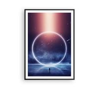 Affiche Poster 70x100cm Tableaux Image Photo Fantaisie Anneau Cosmos Wall Art