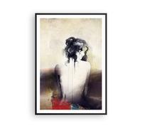 Affiche Poster 70x100cm Tableaux Image Photo femme acte nu Wall Art Decoration