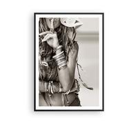 Affiche Poster 70x100cm Tableaux Image Photo Femme Bracelet Ancien Wall Art
