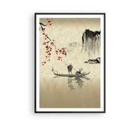 Affiche Poster 70x100cm Tableaux Image Photo Fleur Cerises Japon Wall Art