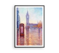 Affiche Poster 70x100cm Tableaux Image Photo Grand Ben Parapluie Wall Art