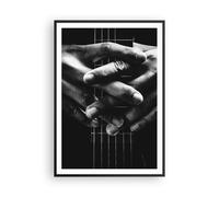 Affiche Poster 70x100cm Tableaux Image Photo Guitare Musicien Musique Wall Art