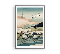 Affiche Poster 70x100cm Tableaux Image Photo Japon Grues Image Wall Art