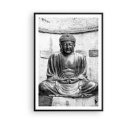 Affiche Poster 70x100cm Tableaux Image Photo Japonais Bouddha Statue Wall Art