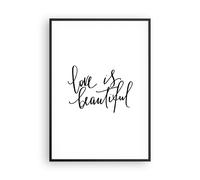 Affiche Poster 70x100cm Tableaux Image Photo La vie est belle Wall Art