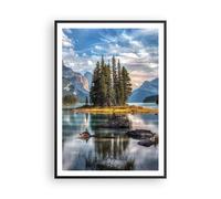 Affiche Poster 70x100cm Tableaux Image Photo Lac Paysage Nature Wall Art