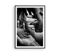 Affiche Poster 70x100cm Tableaux Image Photo Mains Tolérance Communauté Wall Art