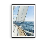 Affiche Poster 70x100cm Tableaux Image Photo mer croisière voile Wall Art