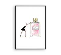 Affiche Poster 70x100cm Tableaux Image Photo Mode Femme Parfum Wall Art