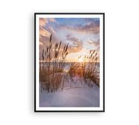 Affiche Poster 70x100cm Tableaux Image Photo Ouest sur la plage Wall Art