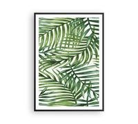 Affiche Poster 70x100cm Tableaux Image Photo palmier feuille vert Wall Art