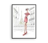 Affiche Poster 70x100cm Tableaux Image Photo Paris Tour Eiffel Wall Art
