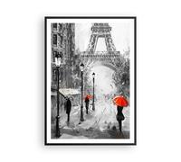 Affiche Poster 70x100cm Tableaux Image Photo Paris ville maison Wall Art