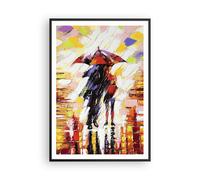 Affiche Poster 70x100cm Tableaux Image Photo promenade amoureux Wall Art