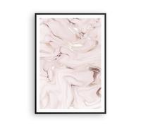 Affiche Poster 70x100cm Tableaux Image Photo Rose Marbre Renversé Wall Art