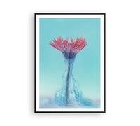 Affiche Poster 70x100cm Tableaux Image Photo Rose Marguerite Encre Wall Art