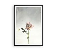 Affiche Poster 70x100cm Tableaux Image Photo Rose Oiseaux Ciel Wall Art