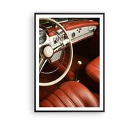 Affiche Poster 70x100cm Tableaux Image Voiture Intérieur Classique Wall Art