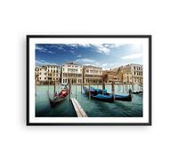 Affiche Poster 70x50cm Tableaux Image Architecture venise italie gondole Art