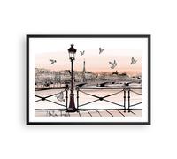 Affiche Poster 70x50cm Tableaux Image France pigeon graphiques illustration Art