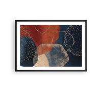 Affiche Poster 70x50cm Tableaux Image Les couleurs les formes la géométrie Art