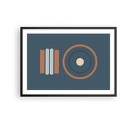 Affiche Poster 70x50cm Tableaux Image Photo Abstrait Moderne Motifs Wall Art