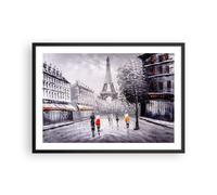 Affiche Poster 70x50cm Tableaux Image Photo Architecture paris eiffle france Art