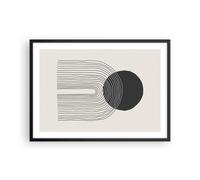 Affiche Poster 70x50cm Tableaux Image Photo Boho Abstraction Géométrie Wall Art