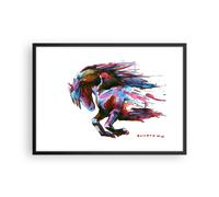 Affiche Poster 70x50cm Tableaux Image Photo Cheval élégance sauvage Animal Art