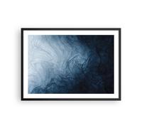 Affiche Poster 70x50cm Tableaux Image Photo Eau Bleu Peinture Wall Art