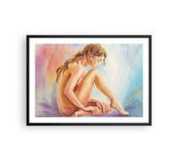 Affiche Poster 70x50cm Tableaux Image Photo Femme Nudité À Part De Wall Art