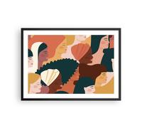 Affiche Poster 70x50cm Tableaux Image Photo Femmes Multiculturalisme Moderne Art