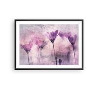 Affiche Poster 70x50cm Tableaux Image Photo Fleurs Rose Vintage Wall Art