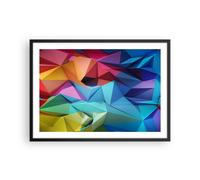 Affiche Poster 70x50cm Tableaux Image Photo Formes futuriste géométrique Art