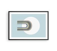 Affiche Poster 70x50cm Tableaux Image Photo Formes roue lignes Wall Art