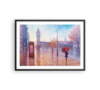 Affiche Poster 70x50cm Tableaux Image Photo Grand Ben Parapluie Wall Art