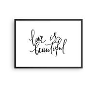 Affiche Poster 70x50cm Tableaux Image Photo La vie est belle Wall Art