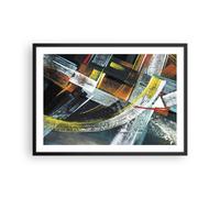 Affiche Poster 70x50cm Tableaux Image Photo L'Abstraction Graffiti Coloré Art