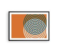 Affiche Poster 70x50cm Tableaux Image Photo L'Abstraction Moderne Cercles Art