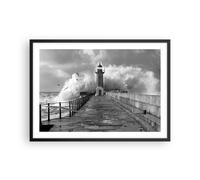 Affiche Poster 70x50cm Tableaux Image Photo Lanterne Mer Portugal Wall Art