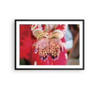 Affiche Poster 70x50cm Tableaux Image Photo Mains Oriental Patterns Wall Art