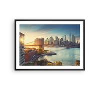 Affiche Poster 70x50cm Tableaux Image Photo New York pont Wall Art Decoration