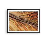Affiche Poster 70x50cm Tableaux Image Photo Orange Feuille Tropical Wall Art